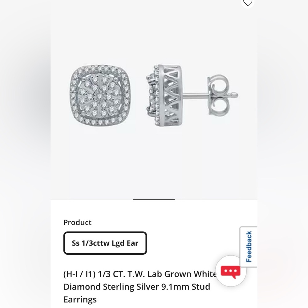 1/3 ct t.w diamond earrings